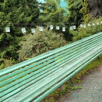 Long Green Park Bench